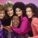 Dixie Carter (far right) with Designing Women castmates Annie Potts, Jean Smart, Meshach Taylor, and Delta Burke.
